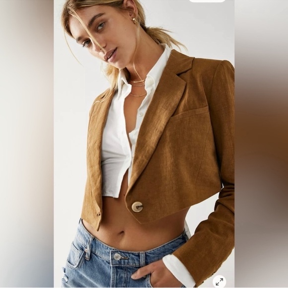 Free People Jackets & Blazers - Free People Crop Jacket